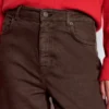 High Rise Column Leg Jeans Chocolate Brown High Rise Column Leg Jeans Chocolate Brown