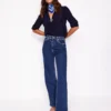 High Rise Column Leg Jeans Dark Vintage High Rise Column Leg Jeans Dark Vintage