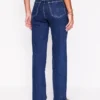 High Rise Column Leg Jeans Dark Vintage High Rise Column Leg Jeans Dark Vintage