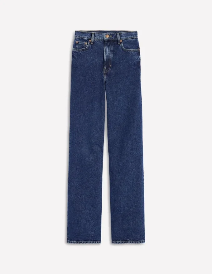 High Rise Column Leg Jeans Dark Vintage High Rise Column Leg Jeans Dark Vintage