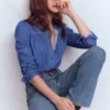 High Rise Column Leg Jeans Mid Vintage High Rise Column Leg Jeans Mid Vintage