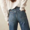 High Rise Column Leg Jeans Mid Vintage High Rise Column Leg Jeans Mid Vintage