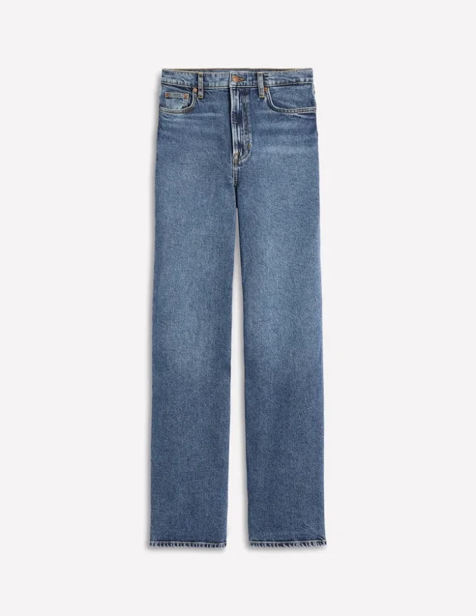 High Rise Column Leg Jeans Mid Vintage High Rise Column Leg Jeans Mid Vintage
