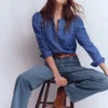 High Rise Column Leg Jeans Mid Vintage High Rise Column Leg Jeans Mid Vintage