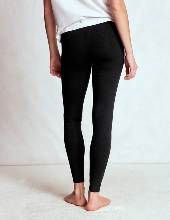 High Rise Jersey Leggings Black High Rise Jersey Leggings Black