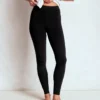 High Rise Jersey Leggings Black High Rise Jersey Leggings Black