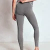 High Rise Jersey Leggings Charcoal Marl
