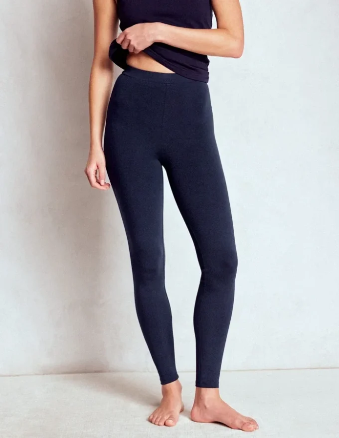 High Rise Jersey Leggings Navy High Rise Jersey Leggings Navy