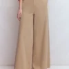 High Rise Palazzo Jeans Cappuccino High Rise Palazzo Jeans Cappuccino