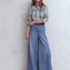 High Rise Palazzo Jeans Light Wash High Rise Palazzo Jeans Light Wash