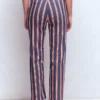 High Rise Straight Jeans Navy & Red Stripe High Rise Straight Jeans Navy & Red Stripe