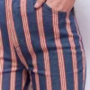 High Rise Straight Jeans Navy & Red Stripe High Rise Straight Jeans Navy & Red Stripe
