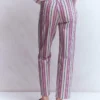 High Rise Straight Jeans Pink, Blue & Ivory Stripe High Rise Straight Jeans Pink, Blue & Ivory Stripe