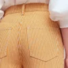 High Rise Straight Jeans Yellow Stripe High Rise Straight Jeans Yellow Stripe