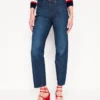 High Rise Straight Leg Jeans Indigo Rinse High Rise Straight Leg Jeans Indigo Rinse