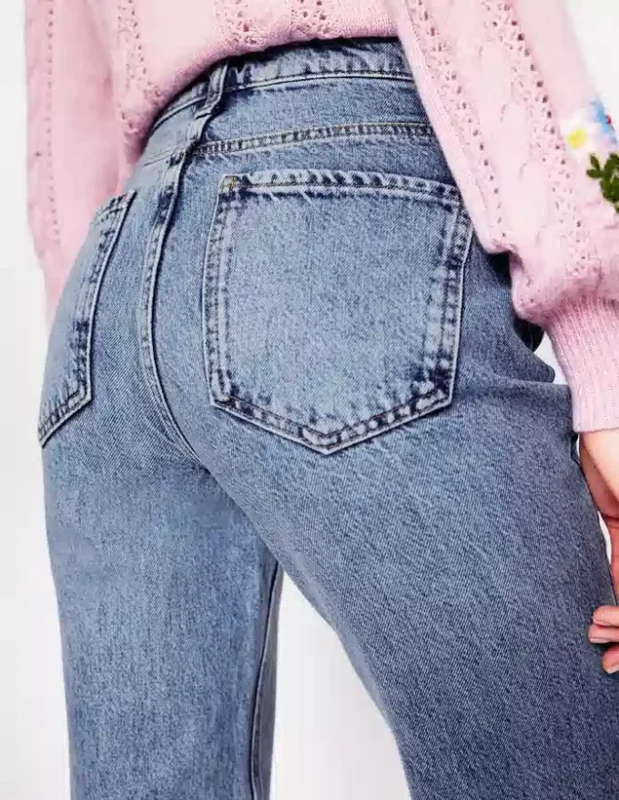 High Rise Straight Leg Jeans Light Vintage High Rise Straight Leg Jeans Light Vintage