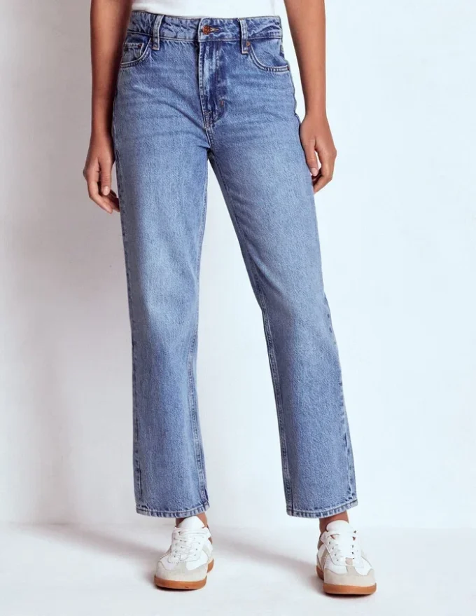High Rise Straight Leg Jeans Light Vintage High Rise Straight Leg Jeans Light Vintage