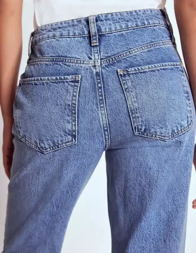 High Rise Straight Leg Jeans Light Vintage High Rise Straight Leg Jeans Light Vintage