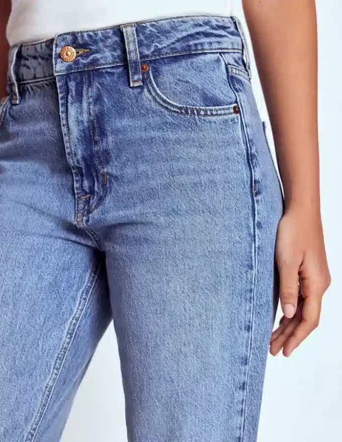 High Rise Straight Leg Jeans Light Vintage High Rise Straight Leg Jeans Light Vintage