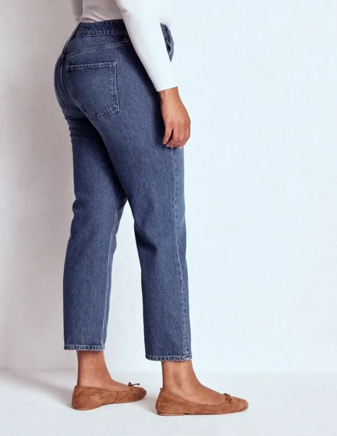 High Rise Straight Leg Jeans Mid Vintage High Rise Straight Leg Jeans Mid Vintage