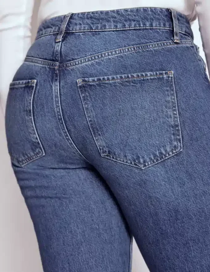 High Rise Straight Leg Jeans Mid Vintage High Rise Straight Leg Jeans Mid Vintage
