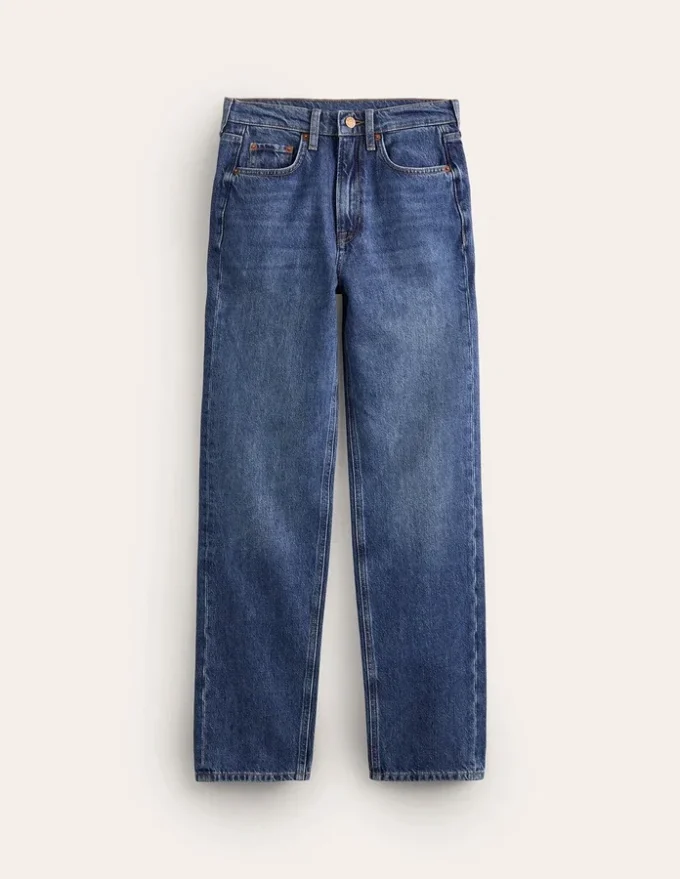 High Rise Straight Leg Jeans Mid Vintage High Rise Straight Leg Jeans Mid Vintage