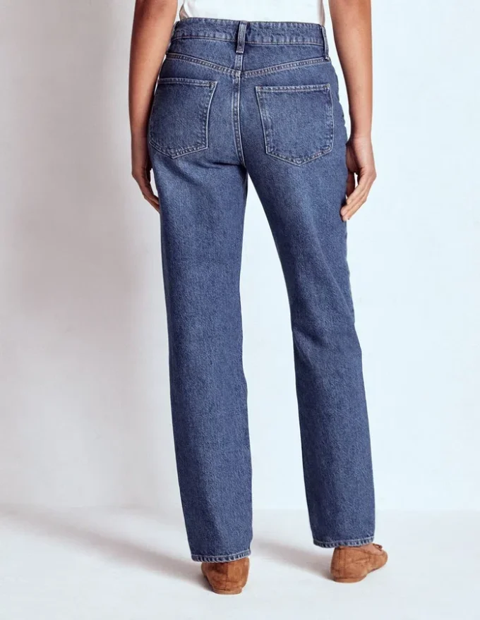 High Rise Straight Leg Jeans Mid Vintage High Rise Straight Leg Jeans Mid Vintage