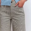 High Rise Wide Leg Jeans Blue Stripe High Rise Wide Leg Jeans Blue Stripe