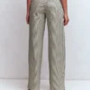 High Rise Wide Leg Jeans Blue Stripe High Rise Wide Leg Jeans Blue Stripe