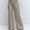 High Rise Wide Leg Jeans Blue Stripe High Rise Wide Leg Jeans Blue Stripe