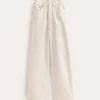 High Rise Wide Leg Jeans Ecru High Rise Wide Leg Jeans Ecru