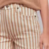 High Rise Wide Leg Jeans Ecru Tan Stripe High Rise Wide Leg Jeans Ecru Tan Stripe