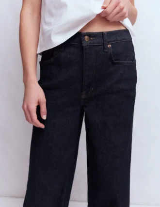 High Rise Wide Leg Jeans Indigo Rinse High Rise Wide Leg Jeans Indigo Rinse