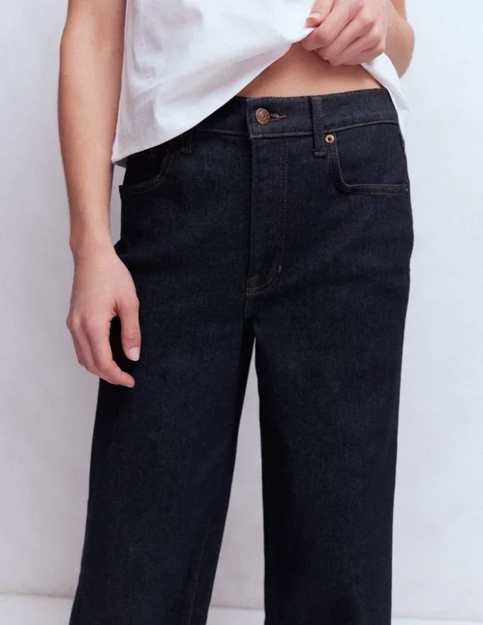 High Rise Wide Leg Jeans Indigo Rinse High Rise Wide Leg Jeans Indigo Rinse