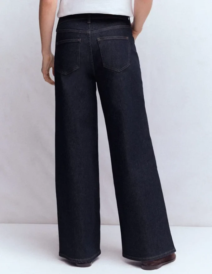 High Rise Wide Leg Jeans Indigo Rinse High Rise Wide Leg Jeans Indigo Rinse