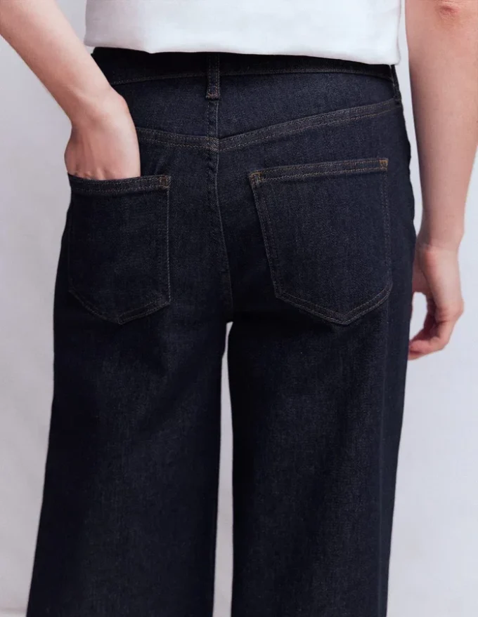 High Rise Wide Leg Jeans Indigo Rinse High Rise Wide Leg Jeans Indigo Rinse