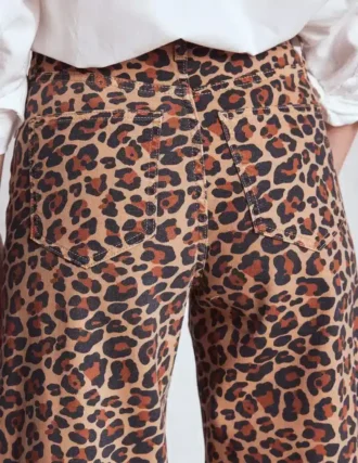 High Rise Wide Leg Jeans Leopard Print High Rise Wide Leg Jeans Leopard Print