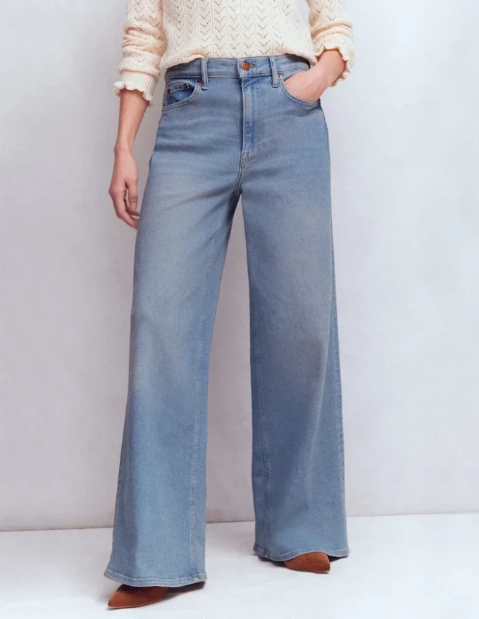 High Rise Wide Leg Jeans Light Vintage High Rise Wide Leg Jeans Light Vintage