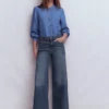High Rise Wide Leg Jeans Mid Vintage High Rise Wide Leg Jeans Mid Vintage