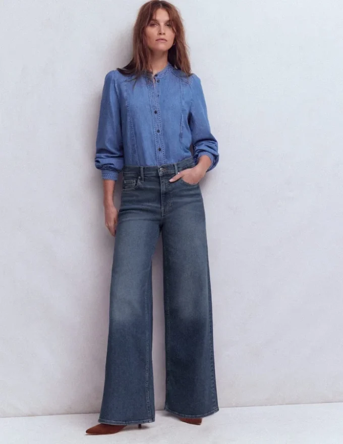 High Rise Wide Leg Jeans Mid Vintage High Rise Wide Leg Jeans Mid Vintage