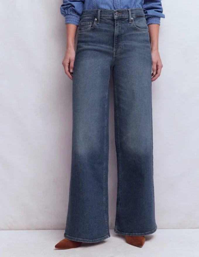 High Rise Wide Leg Jeans Mid Vintage High Rise Wide Leg Jeans Mid Vintage