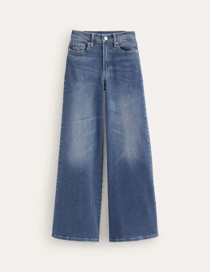 High Rise Wide Leg Jeans Mid Vintage High Rise Wide Leg Jeans Mid Vintage