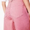 High Rise Wide Leg Jeans Pink Stripe High Rise Wide Leg Jeans Pink Stripe