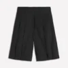 Highbury Pleated Linen Shorts Black Highbury Pleated Linen Shorts Black