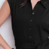 Honor Short Jersey Shirt Dress Black Honor Short Jersey Shirt Dress Black
