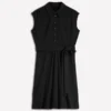 Honor Short Jersey Shirt Dress Black Honor Short Jersey Shirt Dress Black