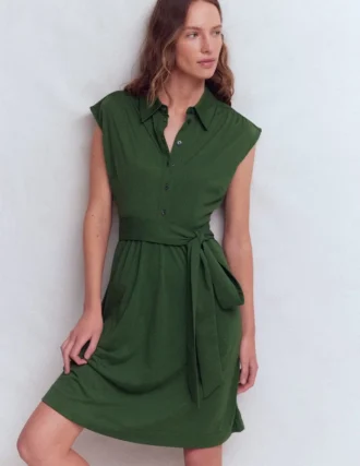 Honor Short Jersey Shirt Dress Broad Bean