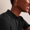 Imi Supersoft Frill T-shirt Black Imi Supersoft Frill T-shirt Black