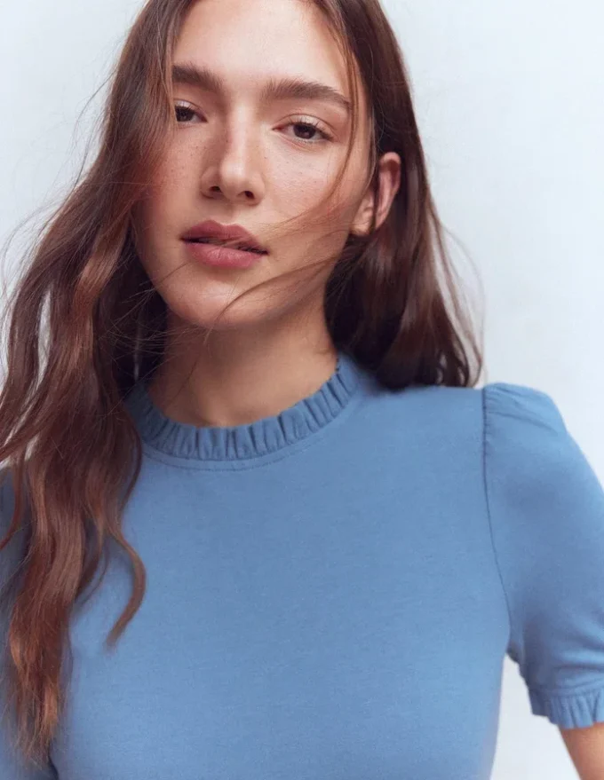 Imi Supersoft Frill T-shirt Captains Blue Imi Supersoft Frill T-shirt Captains Blue