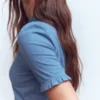Imi Supersoft Frill T-shirt Captains Blue Imi Supersoft Frill T-shirt Captains Blue